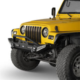 Jeep TJ Front Bumper w/Winch Plate for 1987-2006 Jeep Wrangler  YJ TJ - Rodeo Trail  r1011s 2