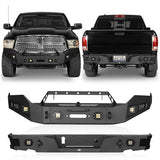 Dodge Ram Front & Rear Bumper Combo for 2013-2018 Dodge Ram 1500 - Rodeo Trail r60016002s 13