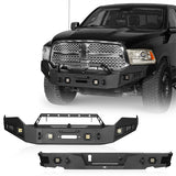 Dodge Ram Front & Rear Bumper Combo for 2013-2018 Dodge Ram 1500 - Rodeo Trail r60016002s 1