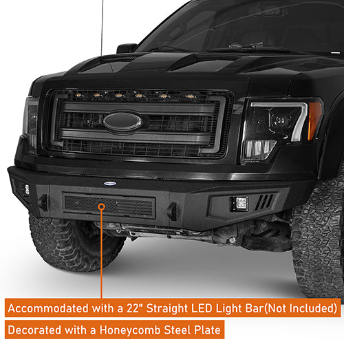 F-150 Ford Full Width Front Bumper for 2009-2014 Ford F-150, Excluding Raptor - Rodeo Trail  RDG.8201 6