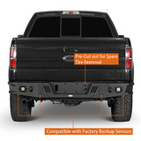 Front Bumper &  Rear Bumper &  Roof Rack for Fit for 2009-2014 F-150 SuperCrew, Excluding Raptor Rodeo Trail RDG.8205+8202+8204 14