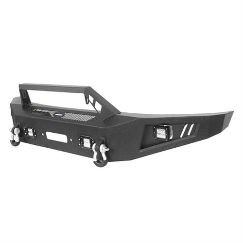 Front Bumper &  Rear Bumper &  Roof Rack for Fit for 2009-2014 F-150 SuperCrew, Excluding Raptor Rodeo Trail RDG.8205+8202+8204 20
