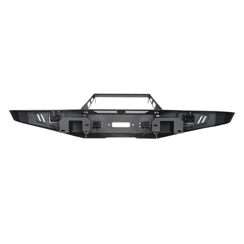 Front Bumper &  Rear Bumper &  Roof Rack for Fit for 2009-2014 F-150 SuperCrew, Excluding Raptor Rodeo Trail RDG.8205+8202+8204 21