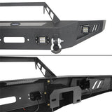 Front Bumper &  Rear Bumper &  Roof Rack for Fit for 2009-2014 F-150 SuperCrew, Excluding Raptor Rodeo Trail RDG.8205+8202+8204 22