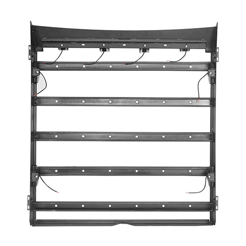 Front Bumper & Rear Bumper & Roof Rack Luggage Carrier for 2013-2018 Dodge Ram 1500 Crew Cab, Excluding Rebel Rodeo Trail RDG.6001+6005+6004 35