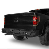 Front Bumper &  Rear Bumper &  Roof Rack Luggage Carrier for 2009-2014 Ford F-150 SuperCrew, Excluding Raptor Rodeo Trail RDG.8205+8201+8203 10