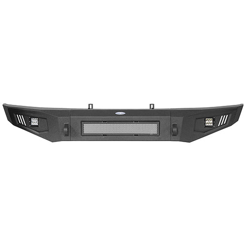 Front Bumper &  Rear Bumper &  Roof Rack Luggage Carrier for 2009-2014 Ford F-150 SuperCrew, Excluding Raptor Rodeo Trail RDG.8205+8201+8203 18