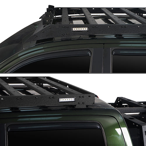 Front Bumper & Rear Bumper & Roof Rack for 2007-2013 Toyota Tundra Crewmax Rodeo Trail RDG.5200+5206+5202 10