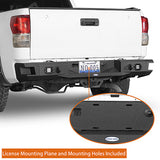 Front Bumper w/Hoop & Rear Bumper for 2007-2013 Toyota Tundra Rodeo Trail RDG.5200+5201 18