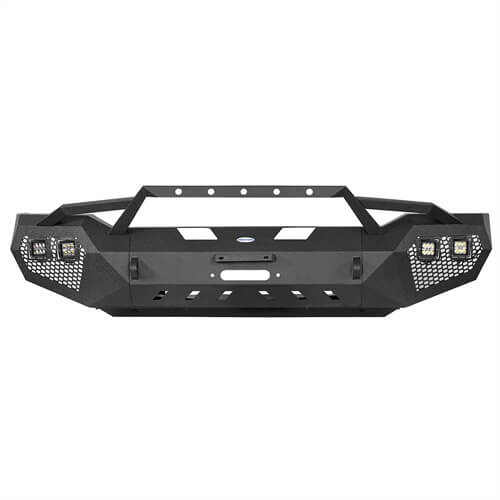 Front Bumper w/Hoop & Rear Bumper for 2007-2013 Toyota Tundra Rodeo Trail RDG.5200+5201 19