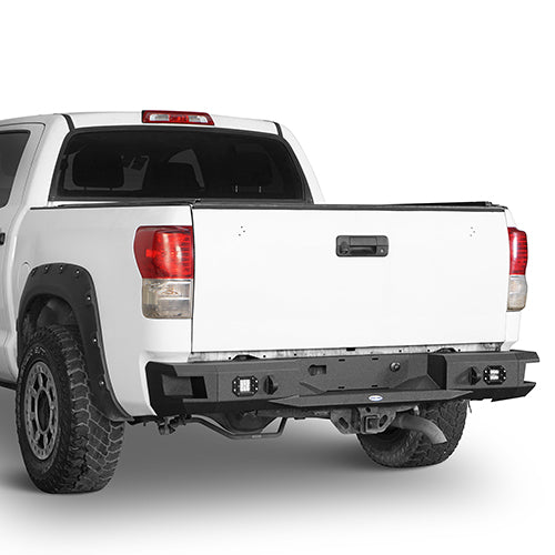 Front Bumper w/Hoop & Rear Bumper for 2007-2013 Toyota Tundra Rodeo Trail RDG.5200+5201 7