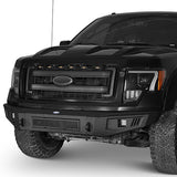 Front Bumper & Rear Bumper & Roof Rack for 2009-2014 Ford F-150 SuperCrew,Excluding Raptor Rodeo Trail RDG.8205+8201+8204 4
