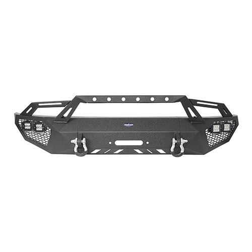 Front Bumper w/ Grill Guard & Rear Bumper for 2009-2014 Ford F-150 Excluding Raptor Rodeo Trail RDG.8200+8204 15