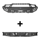 Front Bumper w/ Grill Guard & Rear Bumper for 2009-2014 Ford F-150 Excluding Raptor Rodeo Trail RDG.8200+8204 2