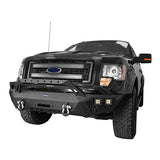 Front Bumper w/ Grill Guard & Rear Bumper for 2009-2014 Ford F-150 Excluding Raptor Rodeo Trail RDG.8200+8204 3