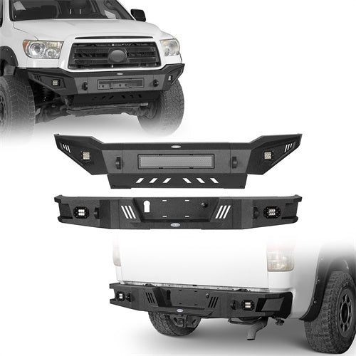 Full Width Front Bumper & Rear Bumper for 2007-2013 Toyota Tundra Rodeo Trail r52045206s 11