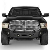 Dodge Ram Full Width Front Bumper w/Winch Plate for Dodge Ram 1500 2013-2018 - Rodeo Trail  r6001s 4