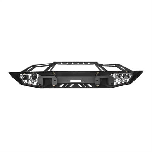 Front Bumper w/Grill Guard & Back Bumper for 2009-2014 Ford F-150 Excluding Raptor  Rodeo Trail RDG.8200+RDG.8203 11