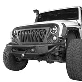 Jeep JK Front Bumper & Rear Bumper w/Tire Carrier for Jeep Wrangler JK JKU 2007-2018 -  Rodeo Trail RDG.2032+RDG.2029 3