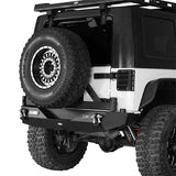 Jeep JK Front Bumper & Rear Bumper w/Tire Carrier for Jeep Wrangler JK JKU 2007-2018 -  Rodeo Trail RDG.2032+RDG.2029 7