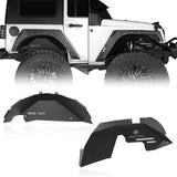 Jeep JK Front Inner Fender Liners & Rear Inner Fender Liners(07-18 Jeep Wrangler JK 2/4 Doors) - Rodeo Trail®