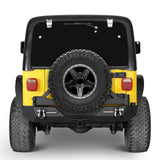 Jeep TJ Front and Rear Bumper Combo w/Tire Carrier for 1987-2006 Jeep Wrangler YJ TJ Rodeo Trail RDG.1010+RDG.1011 7
