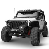Front Bumper w/Grille Guard &  Winch plate for 2007-2018 Jeep Wrangler JK - Rodeo Trail  RDG.2038 2
