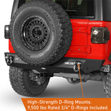 Jeep JL Mad Max Front Bumper & Rear Bumper for 2018-2023 Jeep Wrangler JL Rodeo Trail RDG.3003+3021 11