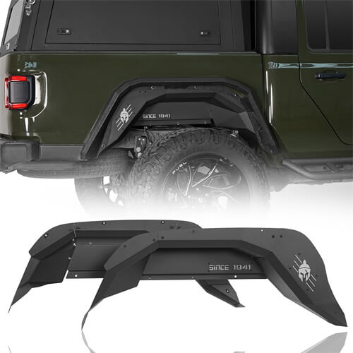 Jeep JT Spartan Rear Inner Fender Liners Wheel Lines for 2018-2023 Jeep Gladiator JT - Rodeo Trail r7013s 1