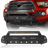 Tacoma Off-Road Stubby Front Bumper w/Lights for 2016-2023 Toyota Tacoma 3rd Gen - Rodeo Trail r4203s 1