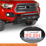 Tacoma Off-Road Stubby Front Bumper w/Lights for 2016-2023 Toyota Tacoma 3rd Gen - Rodeo Trail r4203s 4