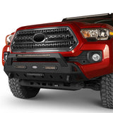 Tacoma Off-Road Stubby Front Bumper w/Lights for 2016-2023 Toyota Tacoma 3rd Gen - Rodeo Trail r4203s 5