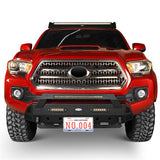 Tacoma Off-Road Stubby Front Bumper w/Lights for 2016-2023 Toyota Tacoma 3rd Gen - Rodeo Trail r4203s 6