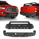 Tacoma Front Bumper & Rear Bumper Combo for 2016-2023 Toyota Tacoma 3rd Gen - Rodeo Trail r42004203s 3