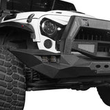 DESTROYER Blade Full Width Front Bumper w/Bull Bar(07-18 Jeep Wrangler JK) - Rodeo Trail