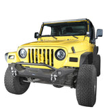Different Trail Rock Mid Front Bumper w/ Winch Plate & LED Lighting(87-06 Jeep Wrangler TJ YJ) - Rodeo Trail
