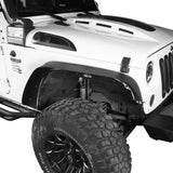 Flat Fender Flares & Front Inner Fender Liners(07-18 Jeep Wrangler JK) - Rodeo Trail®