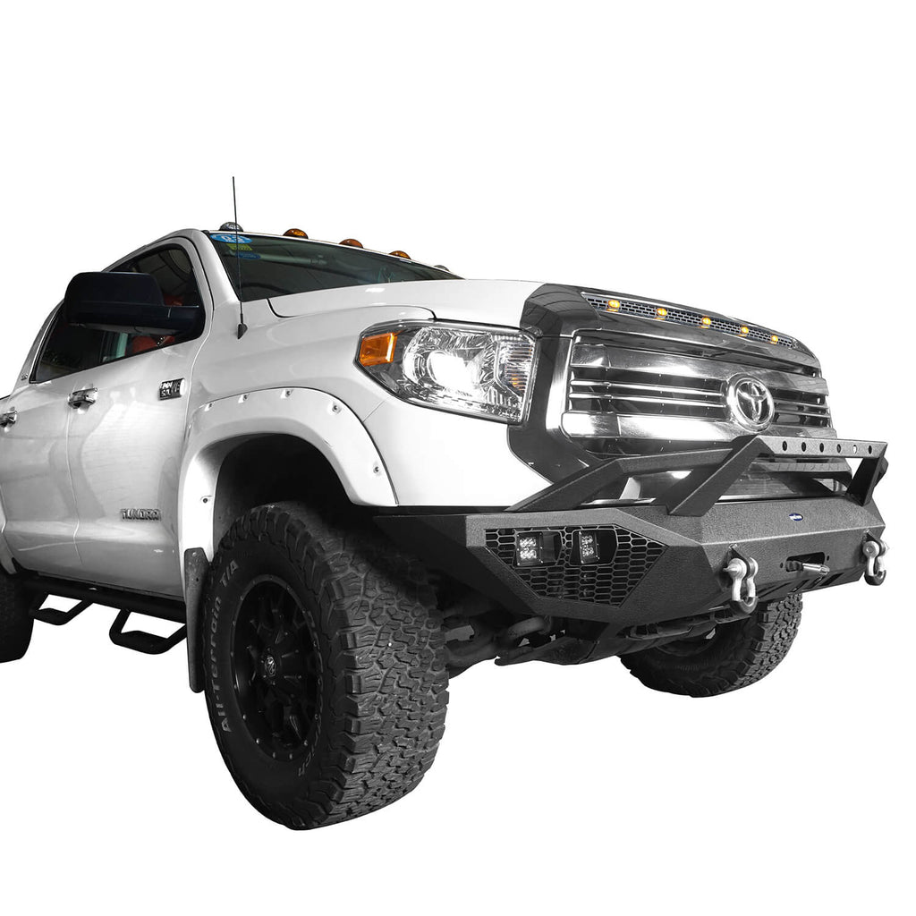 Front Bumper &  Rear Bumper & Roof Rack(14-21 Toyota Tundra Crewmax) - Rodeo Trail