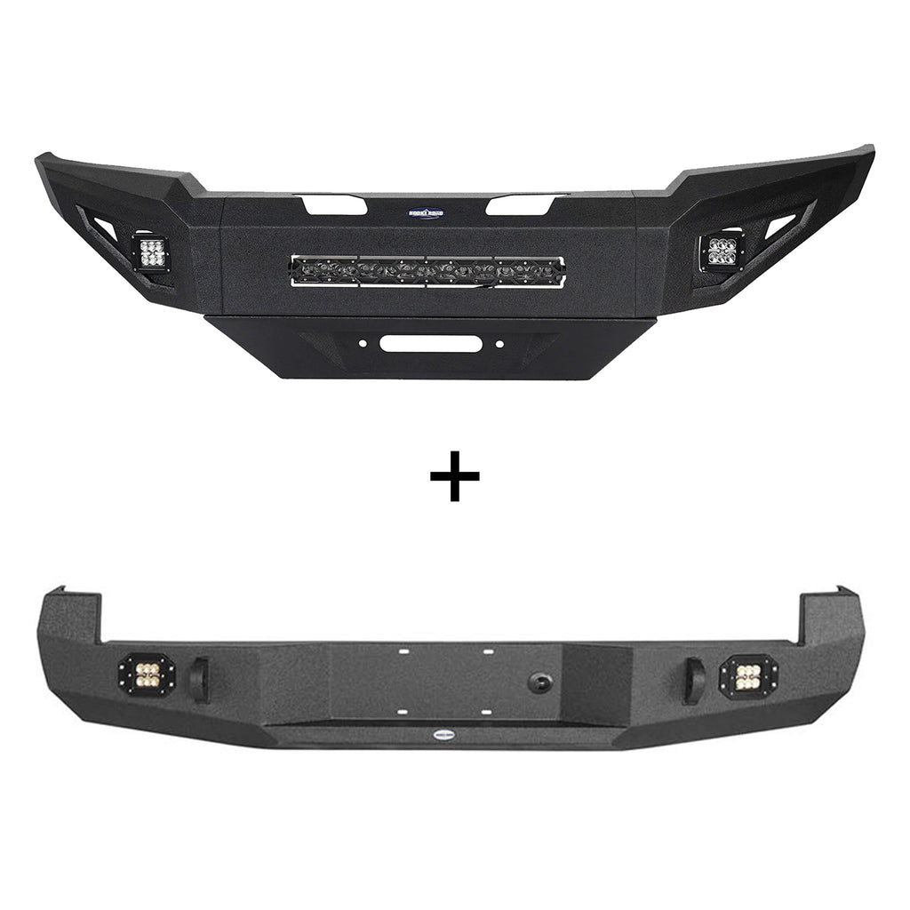 Tacoma Front Bumper & Rear Bumper Combo for 2005-2011 Toyota Tacoma - Rodeo Trail b40194011-2