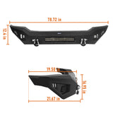 Front Bumper & Rear Bumper & Roof Rack(07-13 Toyota Tundra Crewmax) - Rodeo Trail