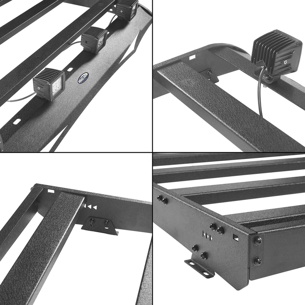 Front Bumper & Rear Bumper &  Roof Rack(14-21 Toyota Tundra Crewmax) - Rodeo Trail