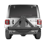 Front Bumper & Rear Bumper w/Tire Carrier(18-23 Jeep Wrangler JL) - Rodeo Trail