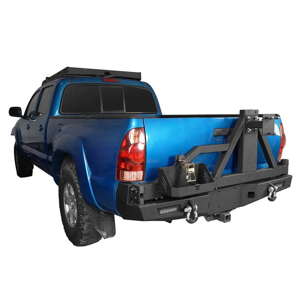 Tacoma Front Bumper & Rear Bumper w/Swing Out Tire Carrier for 2005-2011 Toyota Tacoma - Rodeo Trail b401940413-10