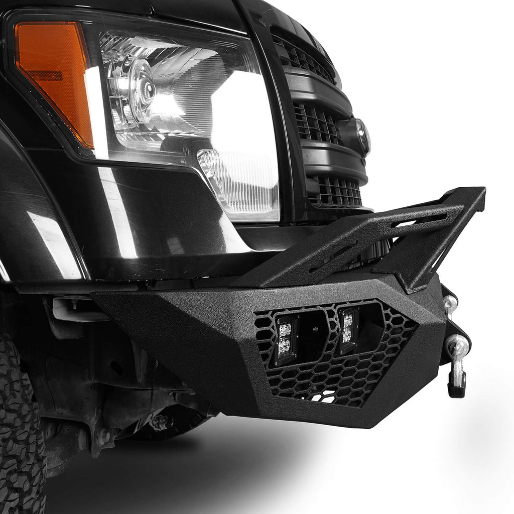 Full Width Front Bumper w/Grill Guard(09-14 Ford F-150, Excluding Raptor) - Rodeo Trail