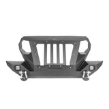 Front Bumper with 2 D-Rings & Winch Plate for 1997-2006 TJ BXG172 5