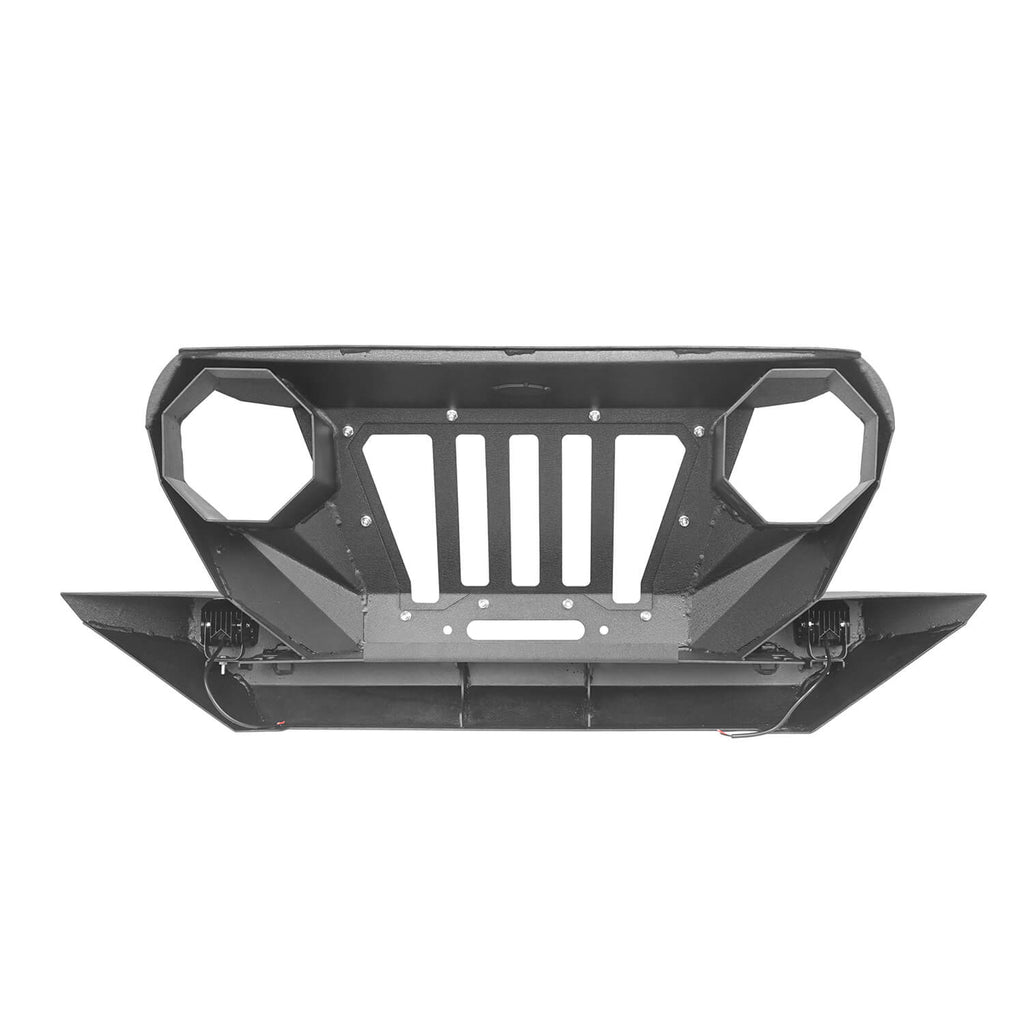 Front Bumper with 2 D-Rings & Winch Plate for 1997-2006 TJ BXG172 6