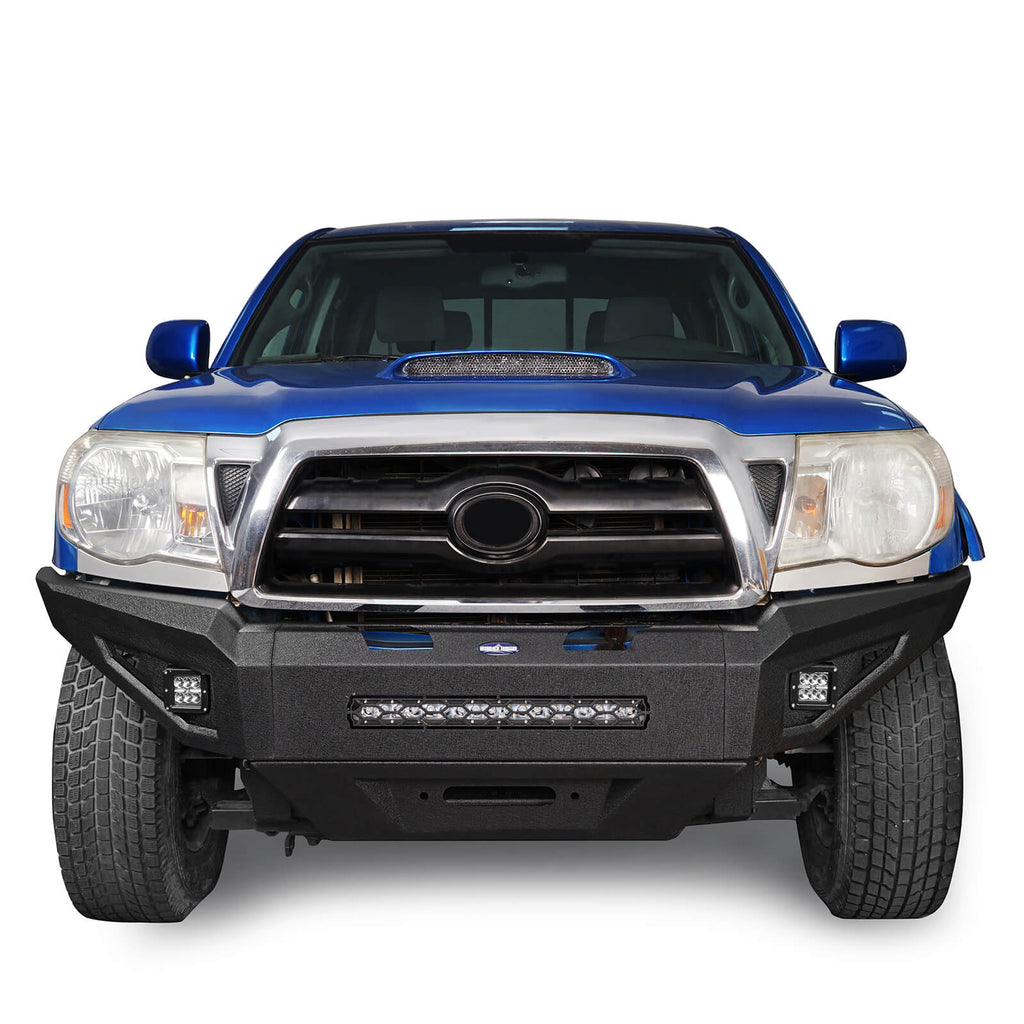 Tacoma Front Bumper Full Width Front Bumper w/Winch Plate for 2005-2011 Toyota Tacoma - Rodeo Trail  b4019-3
