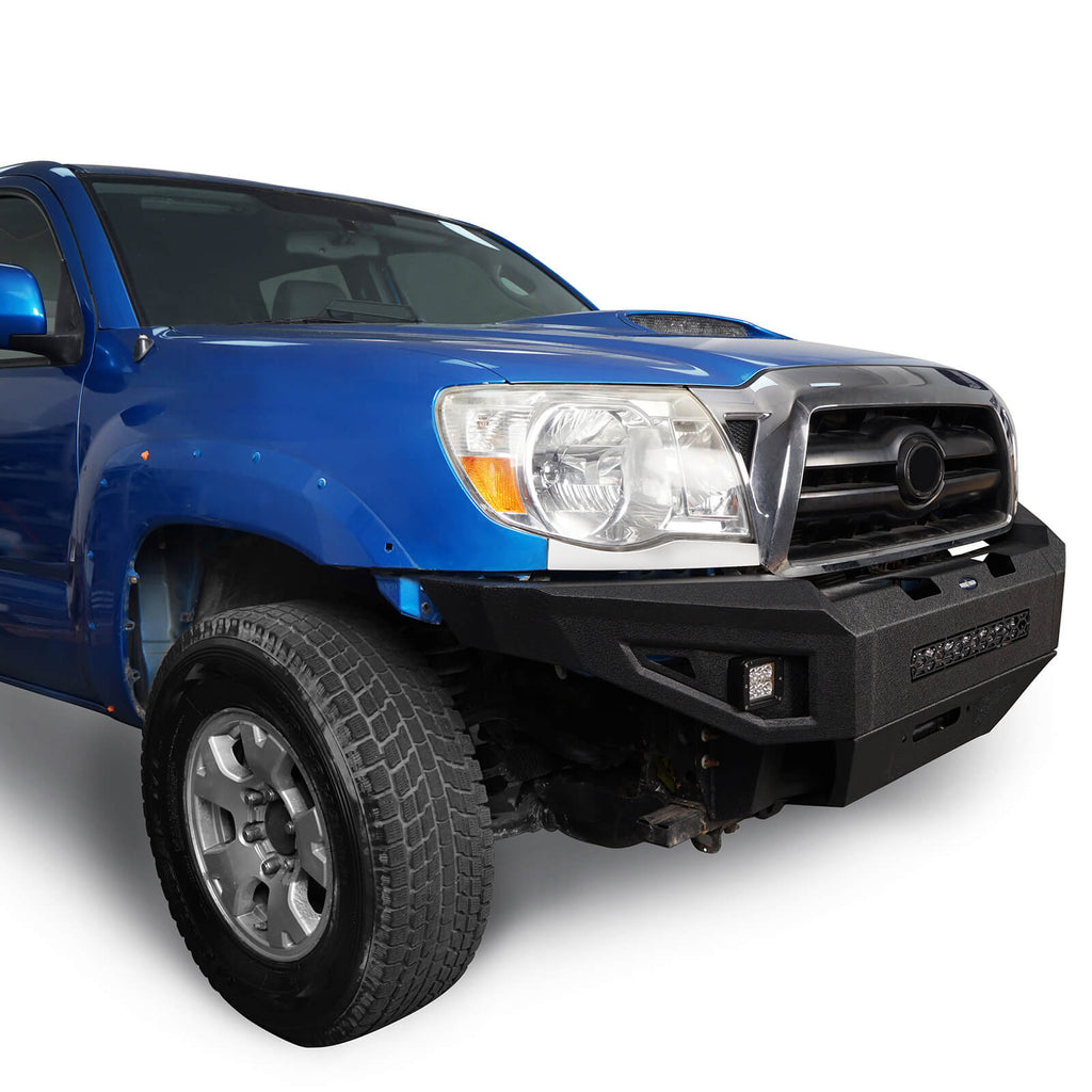 Tacoma Front Bumper Full Width Front Bumper w/Winch Plate for 2005-2011 Toyota Tacoma - Rodeo Trail  b4019-5