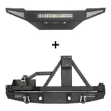 Full Width Front Bumper & Rear Bumper w/Tire Carrier for 2005-2011 Toyota Tacoma b40084013-8