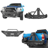 Full Width Front Bumper & Rear Bumper w/Tire Carrier for 2005-2011 Toyota Tacoma b40014013-1